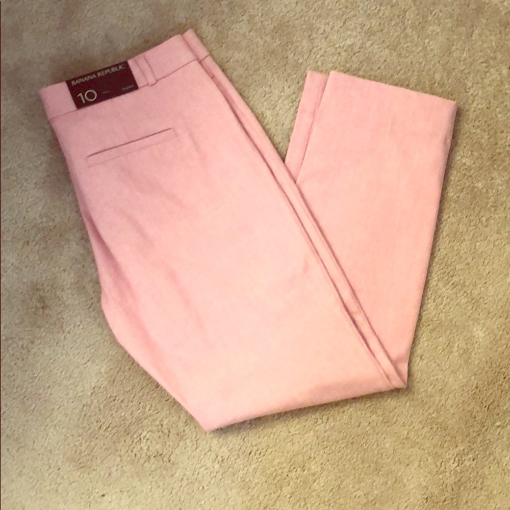 Banana Republic Sloan Slacks - Pink